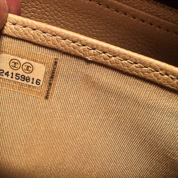 Chanel Caviar Quilted Long Boy Flap Wallet Gold - Picture 5 of 12